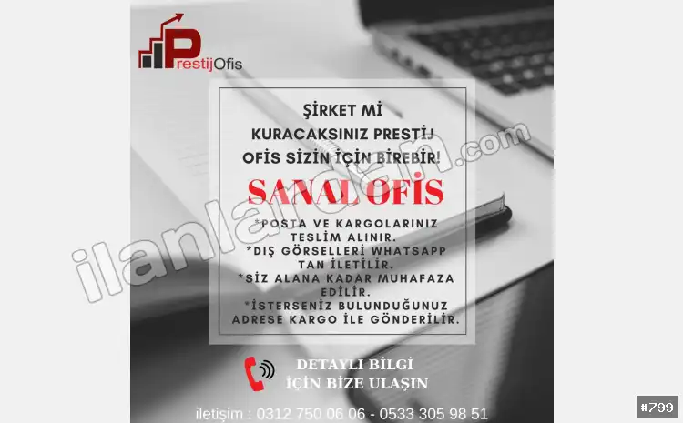 Hazır ofis Sanal ofis eofis paylaşımlı ofis ANKARA / ÇANKAYA / BÜYÜKESAT